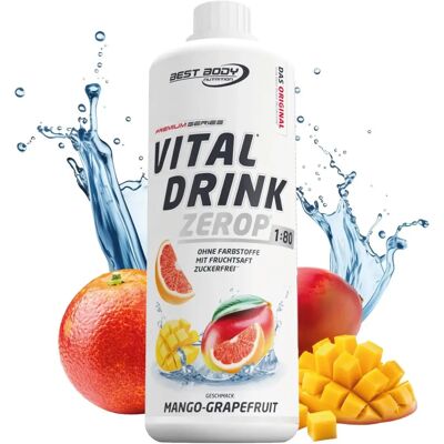 Vital Drink Zerop - Mangó Grapefruit - Italkoncentrátum Vital Drink Zerop - Mangó Grapefruit - Italkoncentrátum