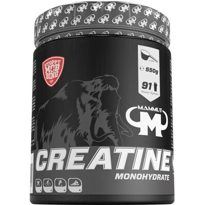 Mammut Kreatin Pulver - 550g - Kreatin Monohydrat, Magnesium Mammut Kreatin Pulver - 550g - Kreatin Monohydrat, Magnesium