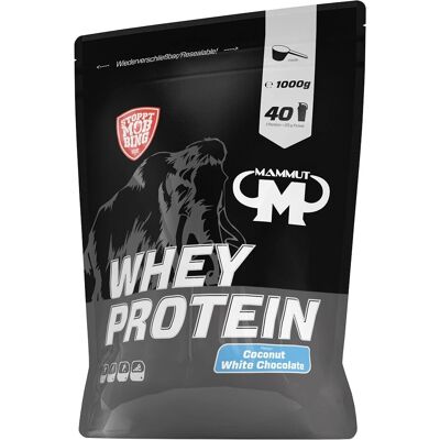 Mammut Nutrition Whey Protein Coconut White Chocolate - Molkenprotein Mammut Nutrition Whey Protein Coconut White Chocolate - Molkenprotein