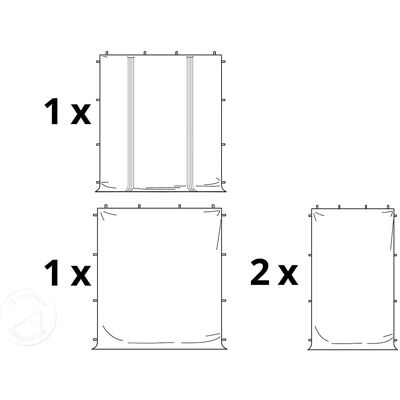 Toolport 3x2m PES 800 Pop Up Gazebo PROFESSIONAL Aluminium - Vit Toolport 3x2m PES 800 Pop Up Gazebo PROFESSIONAL Aluminium - Vit