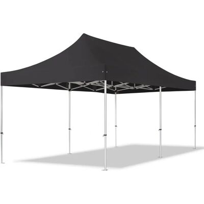 Toolport 3x6m PES 800 Pop Up Gazebo PROFESSIONAL Aluminium 40 mm, black - Pop Up Gazebo Toolport 3x6m PES 800 Pop Up Gazebo PROFESSIONAL Aluminium 40 mm, black - Pop Up Gazebo