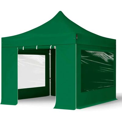 Skládací zahradní altán 3x3m PES 800 PROFESIONÁLNÍ Hliník 40 mm - Tmavě zelená Skládací zahradní altán 3x3m PES 800 PROFESIONÁLNÍ Hliník 40 mm - Tmavě zelená