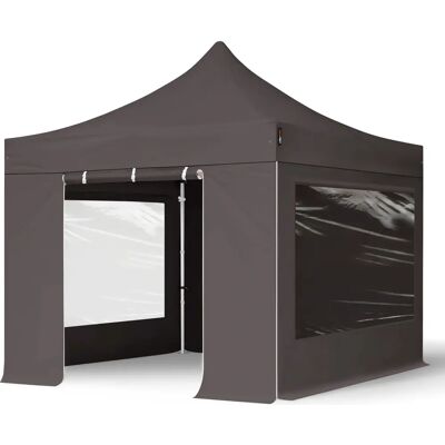 Toolport 3x3m aluminium pop-up tält med sidoväggar - Vattentätt Toolport 3x3m aluminium pop-up tält med sidoväggar - Vattentätt