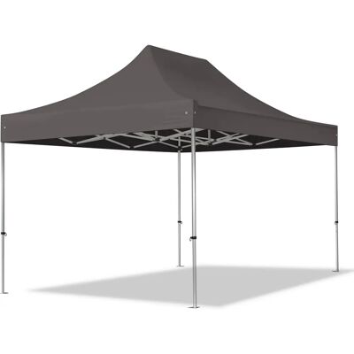 Toolport 3x4,5m Pop Up Gazebo - À prova d'água, Alumínio, Cinza escuro Toolport 3x4,5m Pop Up Gazebo - À prova d'água, Alumínio, Cinza escuro