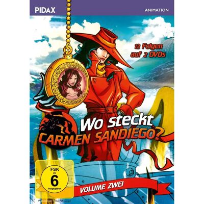 Pidax DVD - Carmen Sandiego, Vol. 2 - 2 DVDs - Région 2 - Publicité Pidax DVD - Carmen Sandiego, Vol. 2 - 2 DVDs - Région 2 - Publicité