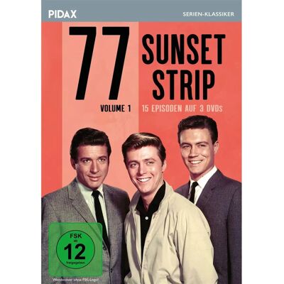 Pidax 77 Sunset Strip, Vol. 1 Coffret DVD - Série policière classique - Publicité Pidax 77 Sunset Strip, Vol. 1 Coffret DVD - Série policière classique - Publicité