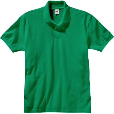 Fruit of the Loom XL Grünes Poloshirt - Poloshirt Fruit of the Loom XL Grünes Poloshirt - Poloshirt