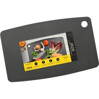JADE Schneidebrett Gourmet Kitchen schwarz 20,3 x 15,0 cm JADE Schneidebrett Gourmet Kitchen schwarz 20,3 x 15,0 cm
