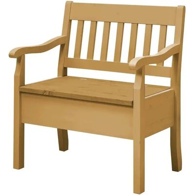 maison bleue - Bendix - Holzfarbe - 82.7×93×58 cm - Storage bench maison bleue - Bendix - Holzfarbe - 82.7×93×58 cm - Storage bench