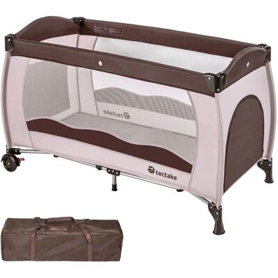 tectake Kinderreisebett - Kaffee tectake Kinderreisebett - Kaffee