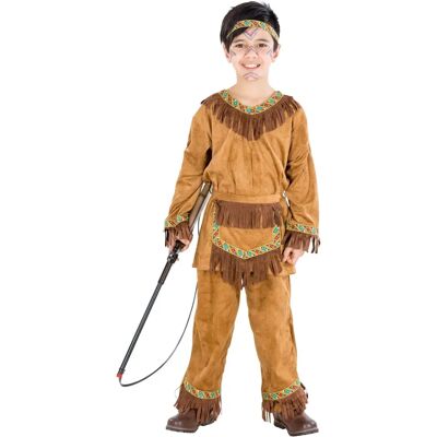 TecTake GmbH Boys' Indian Costume Little Bear - 140 (10-12 Years) TecTake GmbH Boys' Indian Costume Little Bear - 140 (10-12 Years)