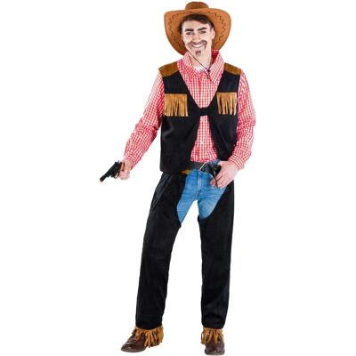 TecTake GmbH Matthew Cowboy Leather Look Costume - Western Party Wear TecTake GmbH Matthew Cowboy Leather Look Costume - Western Party Wear