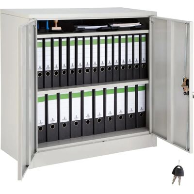 Armoire d'archives en gris TecTake - 3 compartiments - Publicité Armoire d'archives en gris TecTake - 3 compartiments - Publicité