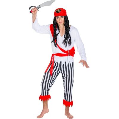TecTake GmbH Henry Pirate Costume - White, XL TecTake GmbH Henry Pirate Costume - White, XL