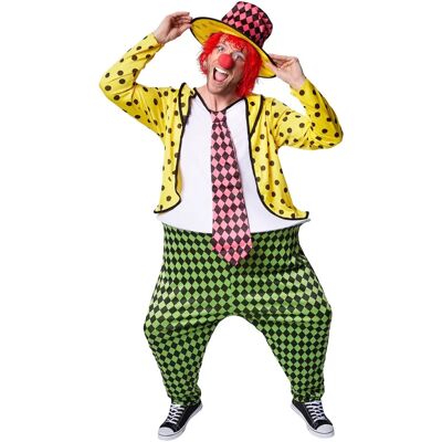 TecTake GmbH Men's Opulent Clown Pepe Costume - XXL TecTake GmbH Men's Opulent Clown Pepe Costume - XXL