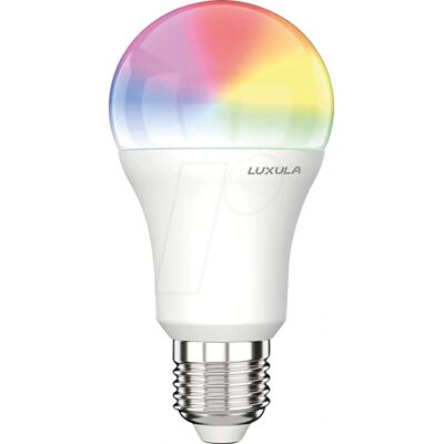 LUXULA LX100300 - E27 - 9W - RGB+CCT LED lamp LUXULA LX100300 - E27 - 9W - RGB+CCT LED lamp