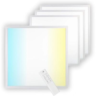 ENOVALITE ELED 600113 - Panel LED - 36 W, 3600 lm, CCT - 4 piezas ENOVALITE ELED 600113 - Panel LED - 36 W, 3600 lm, CCT - 4 piezas