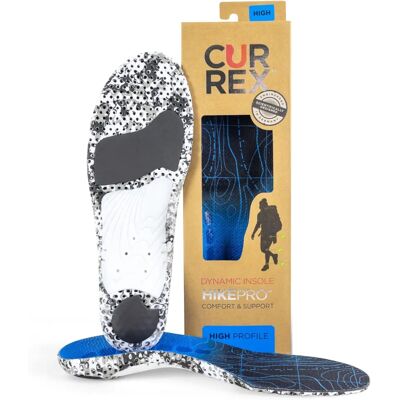 Semelle Currex High Support - Bleu - Support pour arche haute - Randonnée & entraînement - Publicité Semelle Currex High Support - Bleu - Support pour arche haute - Randonnée & entraînement - Publicité
