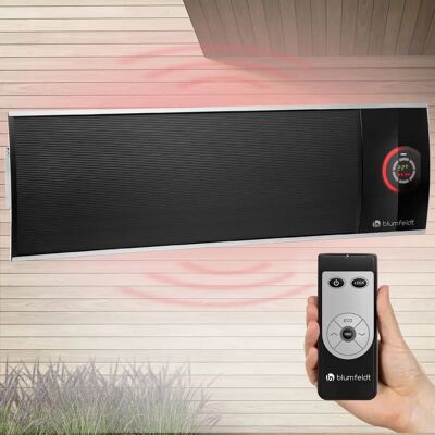 Blumfeldt Cosmic Beam ACO7 Radiateur électrique - Infrarouge, 2200W, IPX4, Télécommande - Publicité Blumfeldt Cosmic Beam ACO7 Radiateur électrique - Infrarouge, 2200W, IPX4, Télécommande - Publicité