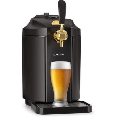 Klarstein Skal Dispensador de Cerveza de Bomba - Sistema CO2, Barril 5L, Refrigerador Termoeléctrico Klarstein Skal Dispensador de Cerveza de Bomba - Sistema CO2, Barril 5L, Refrigerador Termoeléctrico