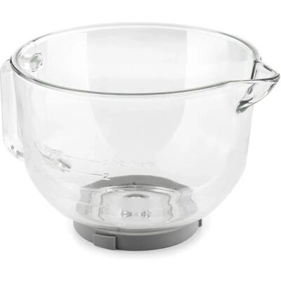 Klarstein Bella Glass Bowl - 3L - verre - Accessoire - Publicité Klarstein Bella Glass Bowl - 3L - verre - Accessoire - Publicité