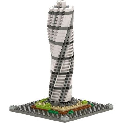 BRIXIES Turning Torso - Hochhaus-Klemmbausteine BRIXIES Turning Torso - Hochhaus-Klemmbausteine