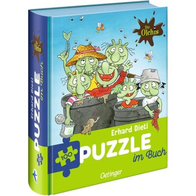 Oetinger Les Olchis Puzzle dans le Livre - 100 Pièces - Publicité Oetinger Les Olchis Puzzle dans le Livre - 100 Pièces - Publicité
