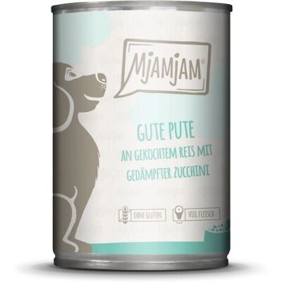 MjAMjAM Dog - Turkey Adult Moist Food - 400 g MjAMjAM Dog - Turkey Adult Moist Food - 400 g