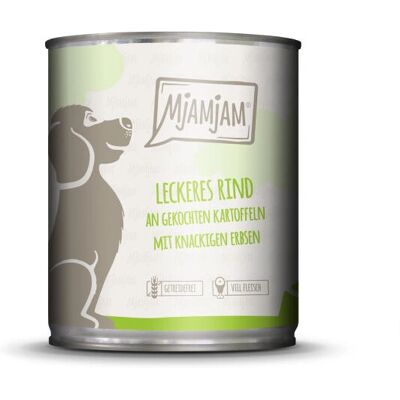 Nourriture humide pour chiens MjAMjAM 4260512870492 - Bœuf, Pomme de terre, Adulte 800 g - Nourriture pour chiens Nourriture humide pour chiens MjAMjAM 4260512870492 - Bœuf, Pomme de terre, Adulte 800 g - Nourriture pour chiens