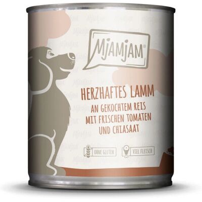 MjAMjAM 4260512870515 Fuktig hundmat - Lamm för vuxna MjAMjAM 4260512870515 Fuktig hundmat - Lamm för vuxna