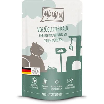 Nourriture pour chats veau et dinde - 125g Nourriture pour chats veau et dinde - 125g