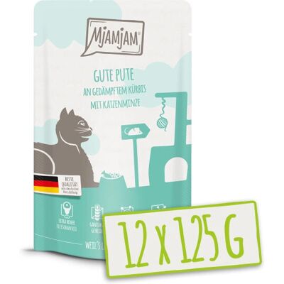 MjAMjAM 4260512870751 Cat Food - Grain Free Turkey Pumpkin - 125g MjAMjAM 4260512870751 Cat Food - Grain Free Turkey Pumpkin - 125g