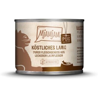 MjAMjAM Lamb Cat Food - High Meat Content - Grain-Free - 200g MjAMjAM Lamb Cat Food - High Meat Content - Grain-Free - 200g