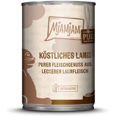 MjAMjAM Lams Kattenvoer - Hoog Vleesgehalte - 400g MjAMjAM Lams Kattenvoer - Hoog Vleesgehalte - 400g