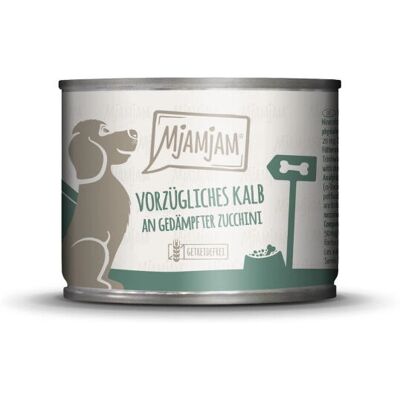 MjAMjAM Kalv Hundfoder - Getreidefrei, Hoher Fleischanteil - 200g MjAMjAM Kalv Hundfoder - Getreidefrei, Hoher Fleischanteil - 200g