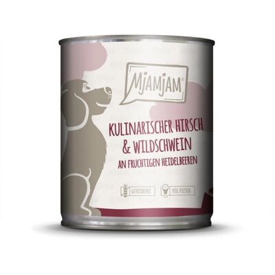 MjAMjAM 4260512871178 Mokre jedzenie dla psów Dziki Jeleń - Karma dla psów MjAMjAM 4260512871178 Mokre jedzenie dla psów Dziki Jeleń - Karma dla psów