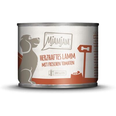 MjAMjAM Lamm Tomate Hundefutter - Getreidefrei MjAMjAM Lamm Tomate Hundefutter - Getreidefrei