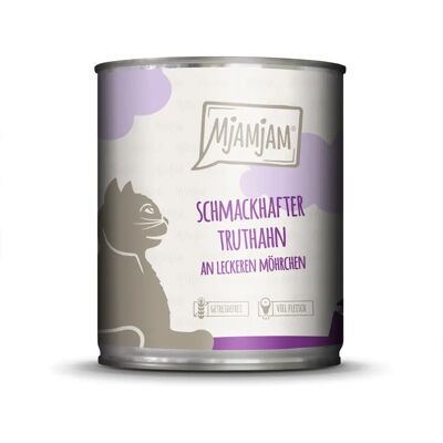 Nourriture pour chats MjAMjAM - Dinde & Carottes 800g Nourriture pour chats MjAMjAM - Dinde & Carottes 800g