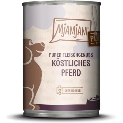 MJAMJAM Purer Fleischgenuss - Koń - 12x800g Karma dla psów MJAMJAM Purer Fleischgenuss - Koń - 12x800g Karma dla psów