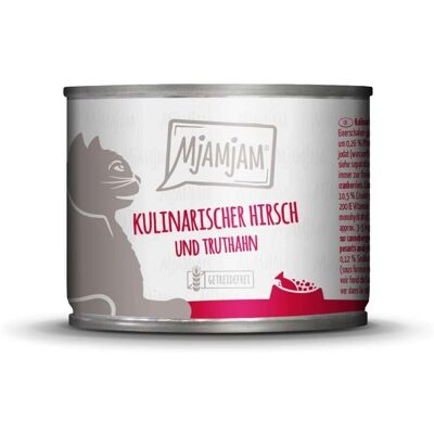MjAMjAM mokra karma dla kotów - Jeleń Indyk Borówki - 6x 200g MjAMjAM mokra karma dla kotów - Jeleń Indyk Borówki - 6x 200g