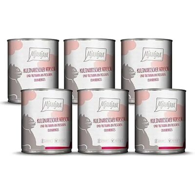 MjAMjAM Wildbret und Truthahn mit Cranberries - Nassfutter für Katzen MjAMjAM Wildbret und Truthahn mit Cranberries - Nassfutter für Katzen