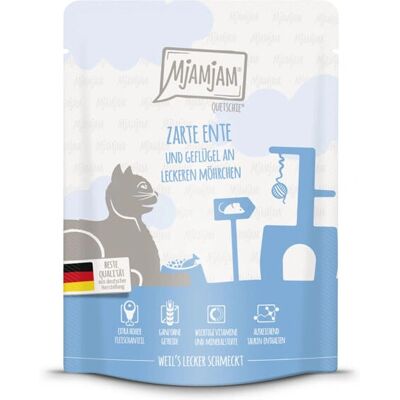 Karma dla kotów MjAMjAM 11403 - Bogata w mięso, naturalna, bez zbóż Karma dla kotów MjAMjAM 11403 - Bogata w mięso, naturalna, bez zbóż