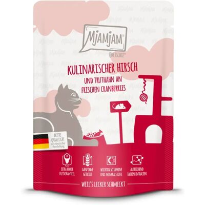 MjAMjAM Chat - Cerf Dinde Cranberries - 6x300g MjAMjAM Chat - Cerf Dinde Cranberries - 6x300g