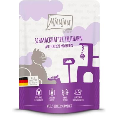 MjAMjAM Gato - Atún y Zanahorias Comida Húmeda - 6 x 300 g MjAMjAM Gato - Atún y Zanahorias Comida Húmeda - 6 x 300 g