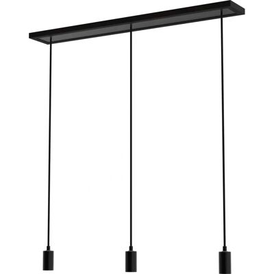 Segula MADOX Pendelleuchte - 3-Lampen Wellen Design Schwarz Segula MADOX Pendelleuchte - 3-Lampen Wellen Design Schwarz