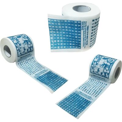 Mad Monkey 2000064 Toiletpapier - Puzzelplezier - 3-laags Zacht & Sterk Mad Monkey 2000064 Toiletpapier - Puzzelplezier - 3-laags Zacht & Sterk