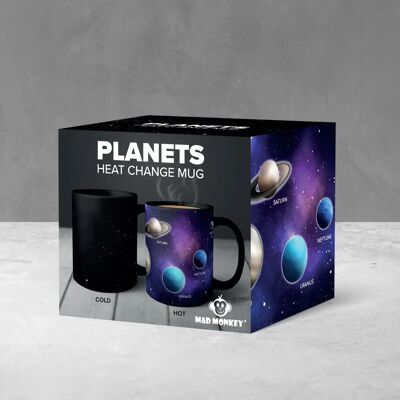Mad Monkey Schwarze Farbwechsel Astronauten Tasse - 330ml Mad Monkey Schwarze Farbwechsel Astronauten Tasse - 330ml