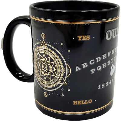 Mad Monkey Schwarzer Halloween-Geisterbecher - 330 ml - Halloween-Tasse für Geisterbotschaften Mad Monkey Schwarzer Halloween-Geisterbecher - 330 ml - Halloween-Tasse für Geisterbotschaften