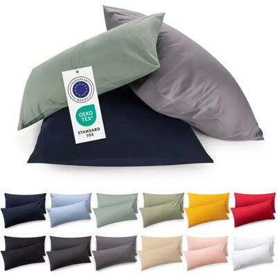 Blumtal - 40x60 cm Fronha - Branco - Conjunto de 2 - Pillow Cover Blumtal - 40x60 cm Fronha - Branco - Conjunto de 2 - Pillow Cover