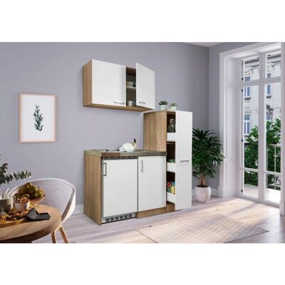RESPEKTA Amrum Konyhai Szett - 130cm Fehér - Modern, E-berendezésekkel RESPEKTA Amrum Konyhai Szett - 130cm Fehér - Modern, E-berendezésekkel